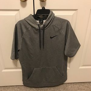 Nike hoodie with short sleeves